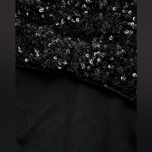 🆕 NTW Express Black Sequin Jumpsuit XS - Picture 7 of 7